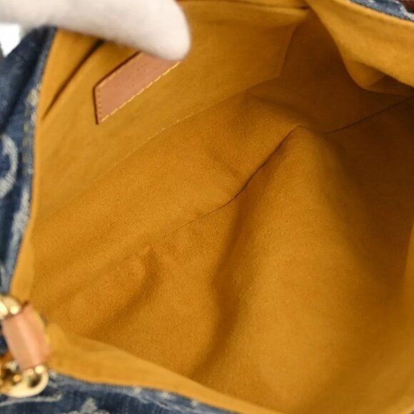 Louis Vuitton Blue Monogram Denim Mini Pleaty Handbag - Picture 9 of 11